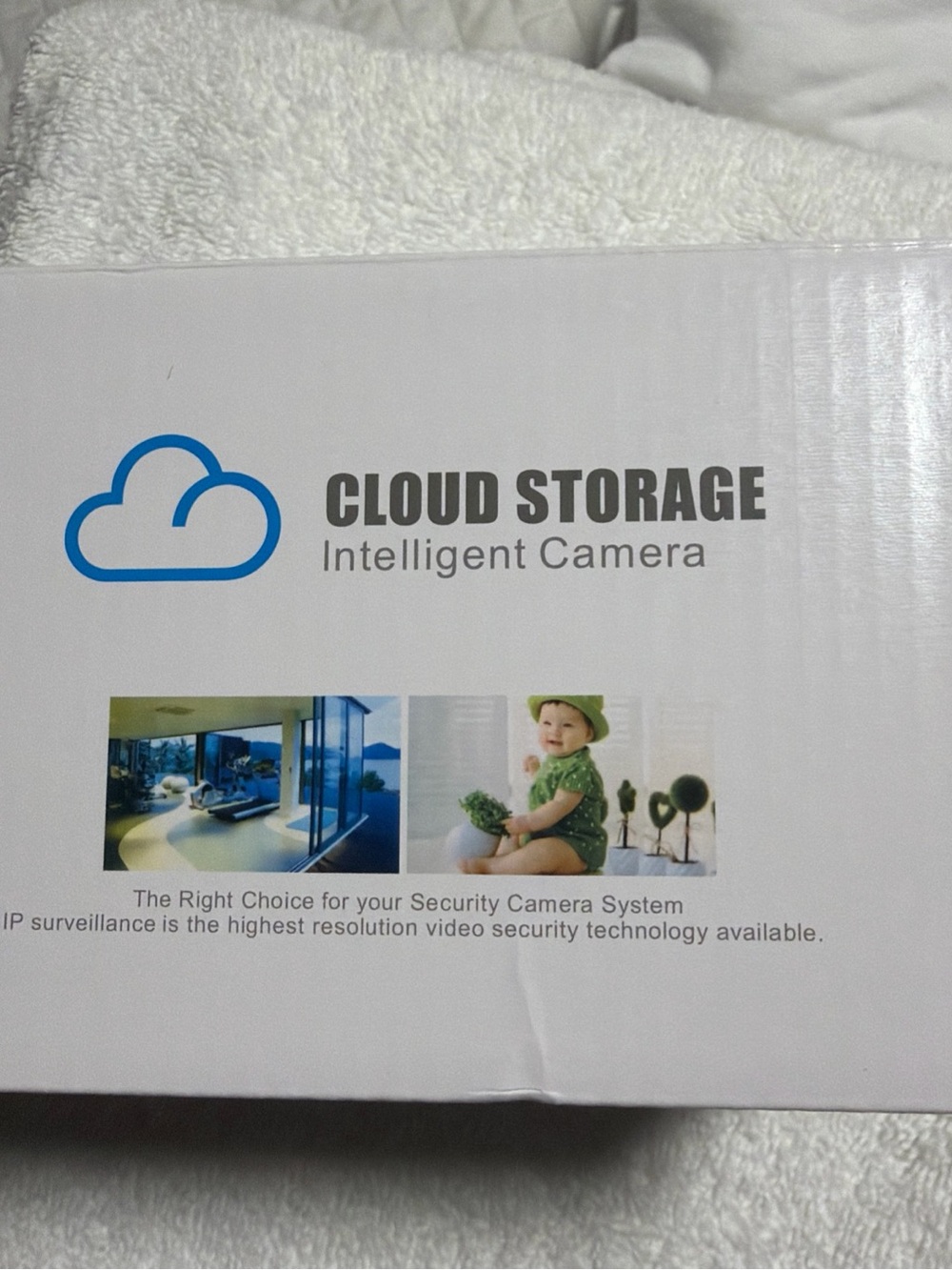 Cloud Storage Intelligent Camera - White